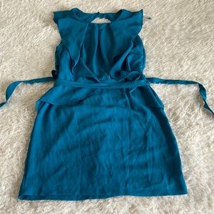 Open-back wedding guest dress